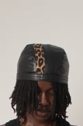 LEATHER HEAD COVER BLACK