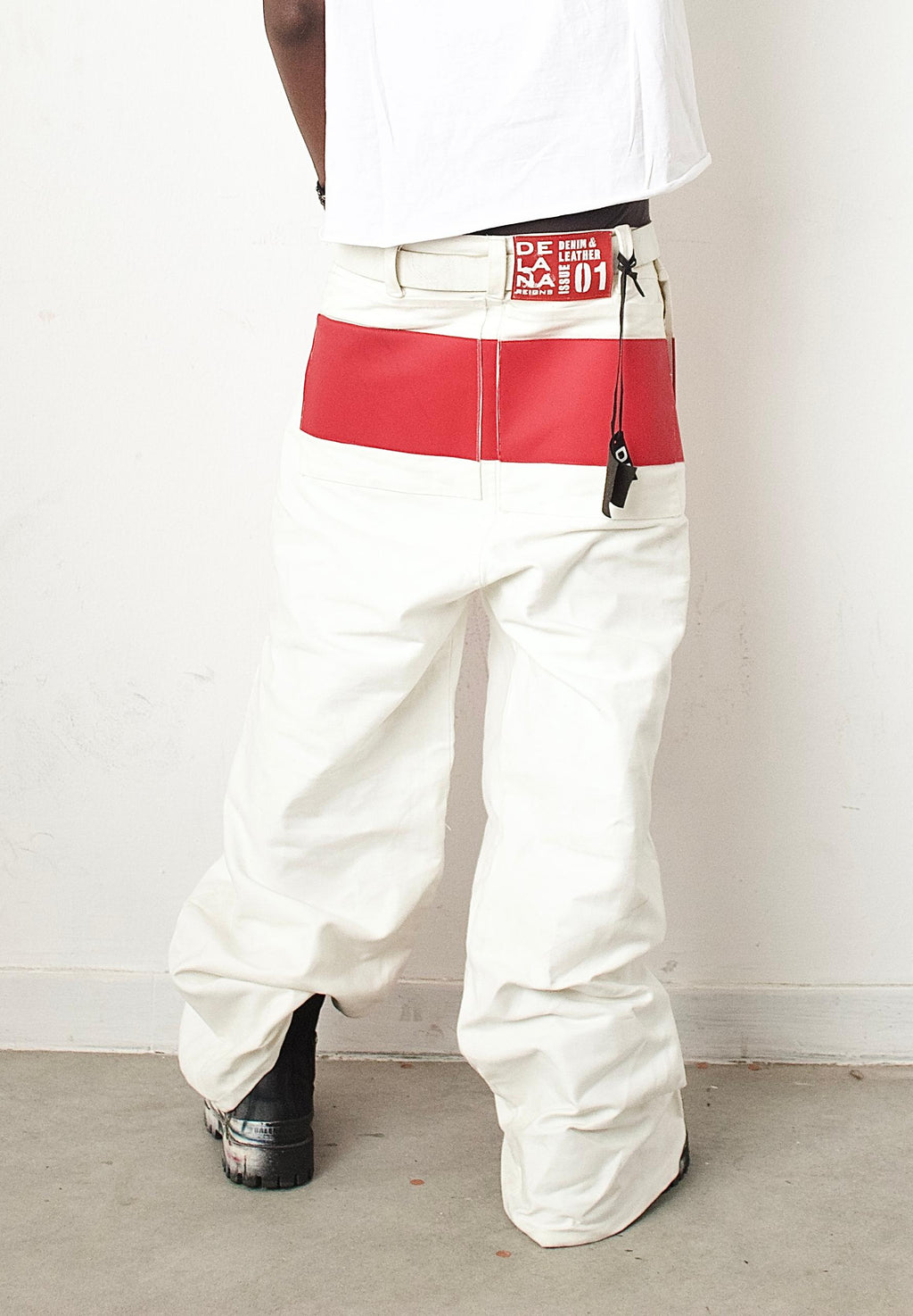 DELANA CROSS DENIM RED