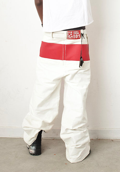 DELANA CROSS DENIM RED